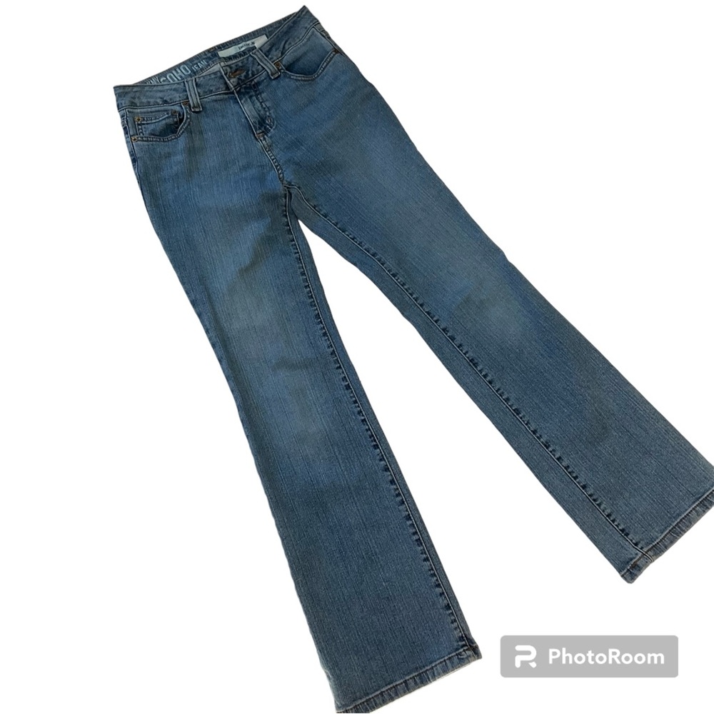 Vintage DKNY Women's SoHo Flare Leg Blue Jeans Size 2S